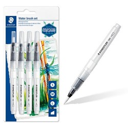 Művészeti ecset Staedtler Design Journey vízzel tölthető 4 db-os klt. bliszteres