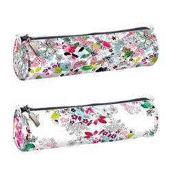 Tolltartó Clairefontaine Blooming 21x6 cm hengeres, műbőr, vegyes