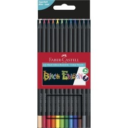 Színes ceruza Faber Castell Black Edition 12 db-os klt