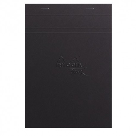 Művészeti rajztömb Clairefontaine Rhodia Touch A/5 50 lap 120g tűzött fekete kereszthálós
