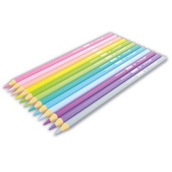 Színes ceruza Y-Plus+ Rainbow Pastel 12 db-os hegyezővel