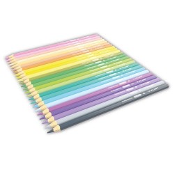 Színes ceruza Y-Plus+ Rainbow Pastel 24 db-os hegyezővel