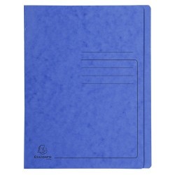 Gyorsfűző papír Exacompta A/4 prespán 355g kék