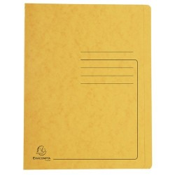 Gyorsfűző papír Exacompta A/4 prespán 355g sárga
