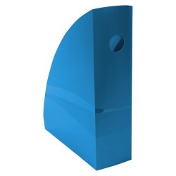 Iratpapucs műanyag Exacompta Clean`Safe A/4+ 8 cm gerinccel kék antimikrobiális