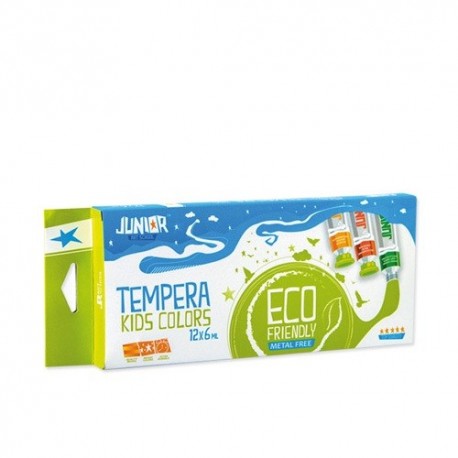 Tempera Junior környezetbarát 12 x 6 ml