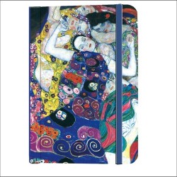Napló Fridolin Gustav Klimt ´Szüzek´ sima, 13,5 x 9,5 x 1,5 cm