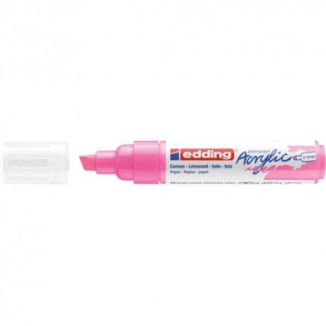 Akril marker Edding 5000 B (5-10 mm) Neon Pink