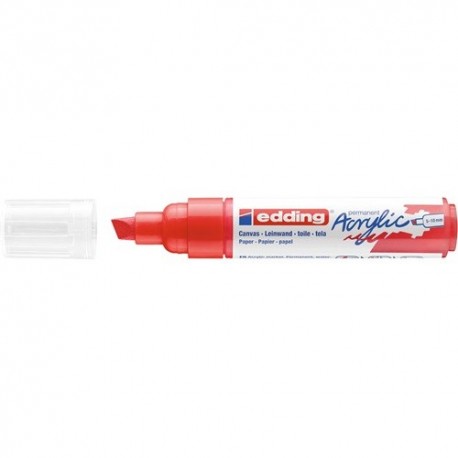 Akril marker Edding 5000 B (5-10 mm) Traffic Red