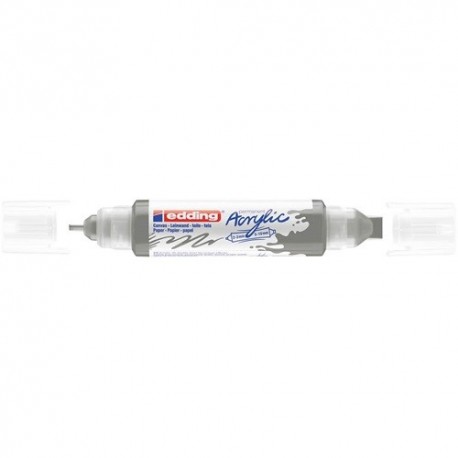 Akril marker Edding 5400 3D Double Liner (2-3 mm/5-10 mm) kétvégű Antracite
