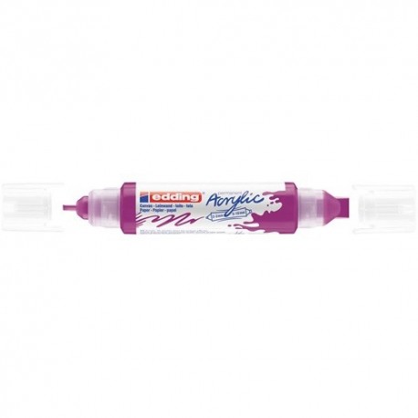 Akril marker Edding 5400 3D Double Liner (2-3 mm/5-10 mm) kétvégű Berry