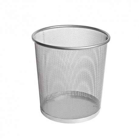 Papírkosár Forofis fémhálós 26x30 cm ezüst