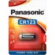 Fotóelem Panasonic CR123A lítium 1 db-os