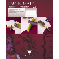 Művészeti rajztömb Clairefontaine Pastelmat n°3 24x30 cm 12 lap 360g vegyes színek