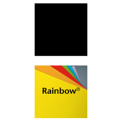 Karton Rainbow 50x70 cm 230g fekete 99