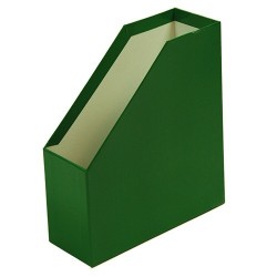 Iratpapucs karton merev falú pd A/4 9 cm gerinccel fóliás zöld