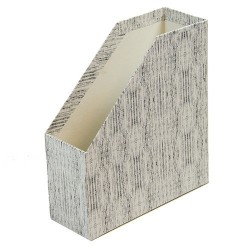 Iratpapucs karton merev falú pd A/4 9 cm gerinccel textil szürke
