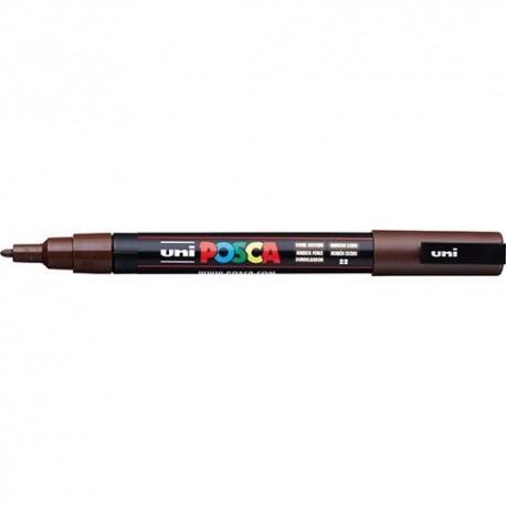 Marker Uni dekor Posca PC-3M Sötét barna 0,9-1,3 mm