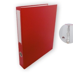 Gyűrűs könyv PD A/4 4 gyűrűs 45 mm gerinccel piros