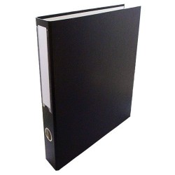 Gyűrűs könyv A/4 4 gyűrűs 35 mm gerinccel fekete