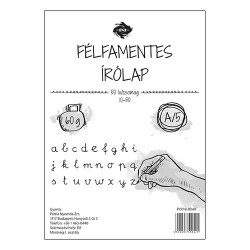 Írólap félfamentes pd A/5 10-50 nejlonos
