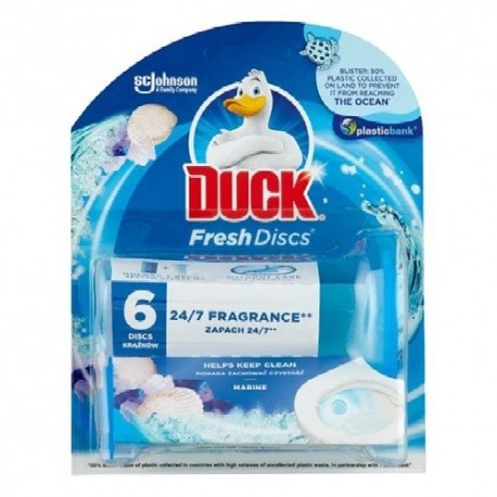 Toalett illatosító korong Duck Fresh Discs Marine 36ml
