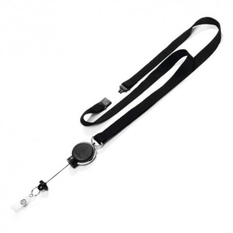 Névtáblatartó szalag Durable textil kihúzható tartóval