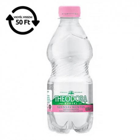 Ásványvíz Theodora szénsavmentes 0.33l DRS