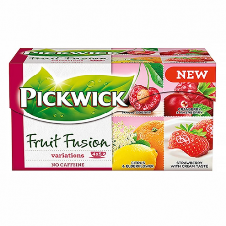 Tea Pickwick Fruit Fusion piros variációk