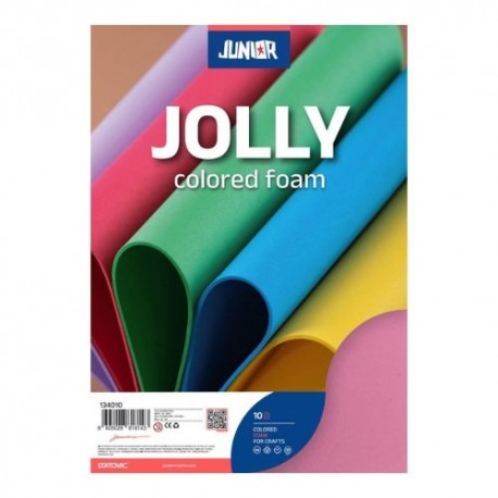 Kreatív Junior dekor gumilap A/4, rózsaszín, 10 db/csomag