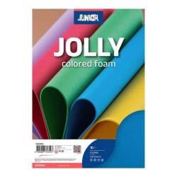 Kreatív Junior dekor gumilap A/4, kék, 10 db/csomag