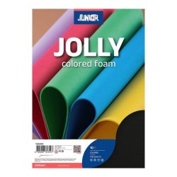 Kreatív Junior dekor gumilap A/4, fekete 10 db/csomag