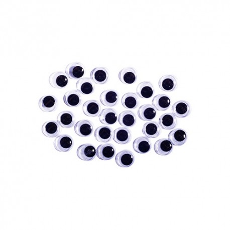 Kreatív Junior mozgószem, 15 mm, 30 db/csomag