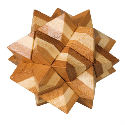 Játék Puzzle Fridolin IQ-Test Star bambusz