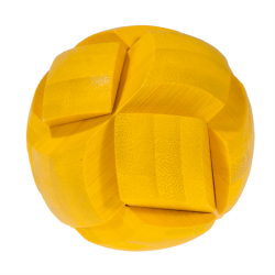 Játék Puzzle Fridolin IQ-Test Ball 2. citromsárga bambusz