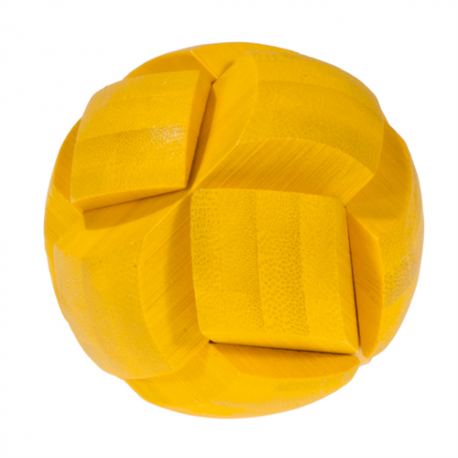 Játék Puzzle Fridolin IQ-Test Ball 2. citromsárga bambusz