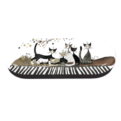 Szemüvegtok Fridolin Rosina Wachtmeister ´Macskák szépia´ fém