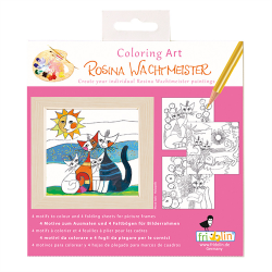 Kreatív színezőfüzet Rosina Wachtmeister 4 motívum, összecsukható