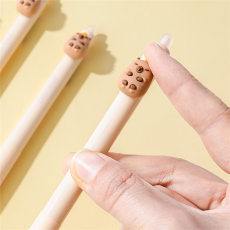 Zselés toll Lazy Stars 0,5 mm radírozható capybara piros betéttel