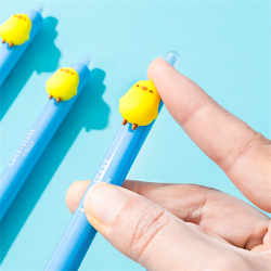 Zselés toll Lazy Stars 0,5 mm radírozható kacsa kék betéttel