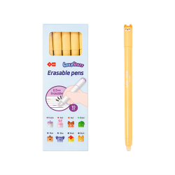 Zselés toll Lazy Stars kupakos 0,5 mm radírozható kutya fekete betéttel