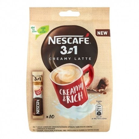 Kávé instant Nescafé 3in1 Creamy Latte 10x15g