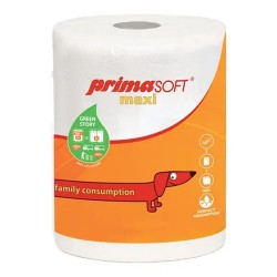 Kéztörlő Prima Soft maxi rétregű 2 rétegű 500 lapos fehér