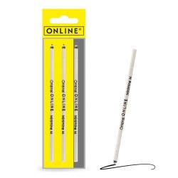 Golyóstoll betét Online mini standard fekete 3db/csomag