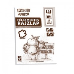 Rajzlap félfamentes Pax A/4 120 g 20 lap/csomag